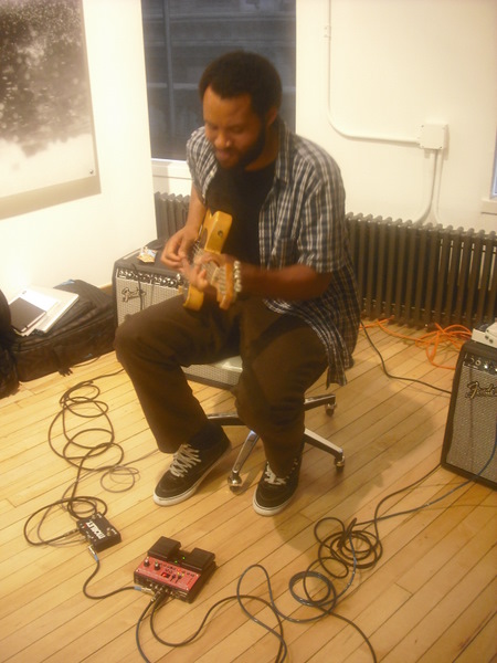 Ray Barbee performed for the (maybe) 75 people